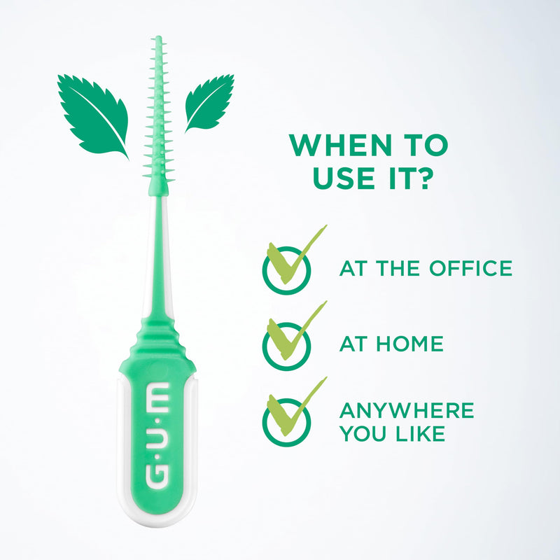 [Australia] - GUM Soft-Picks Comfort Flex Mint Interdental Cleaner | Refreshing mint flavor | Teeth cleaning and plaque removal | Size S | 3 x 40 pieces S - [3x40] 