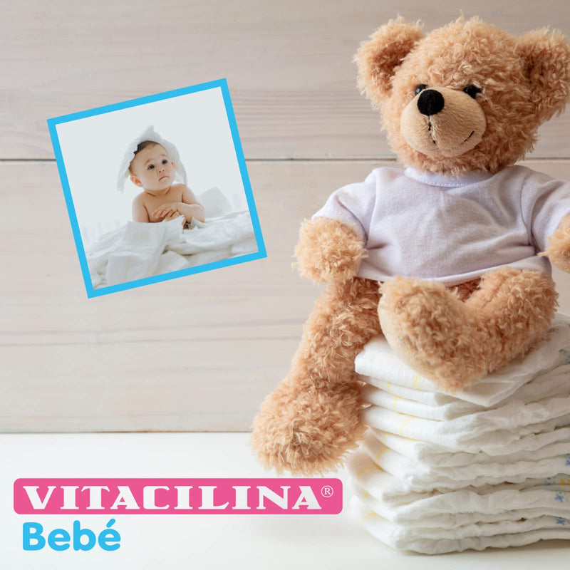 Vitacilina Bebe, Diaper Rash Ointment, Skin Protectant with Vitamins and Wetting oils, Protects Baby's Skin, 2-Pack of 1.76 Oz, 2 Boxes | Skin Protectant, Protects Baby's Skin