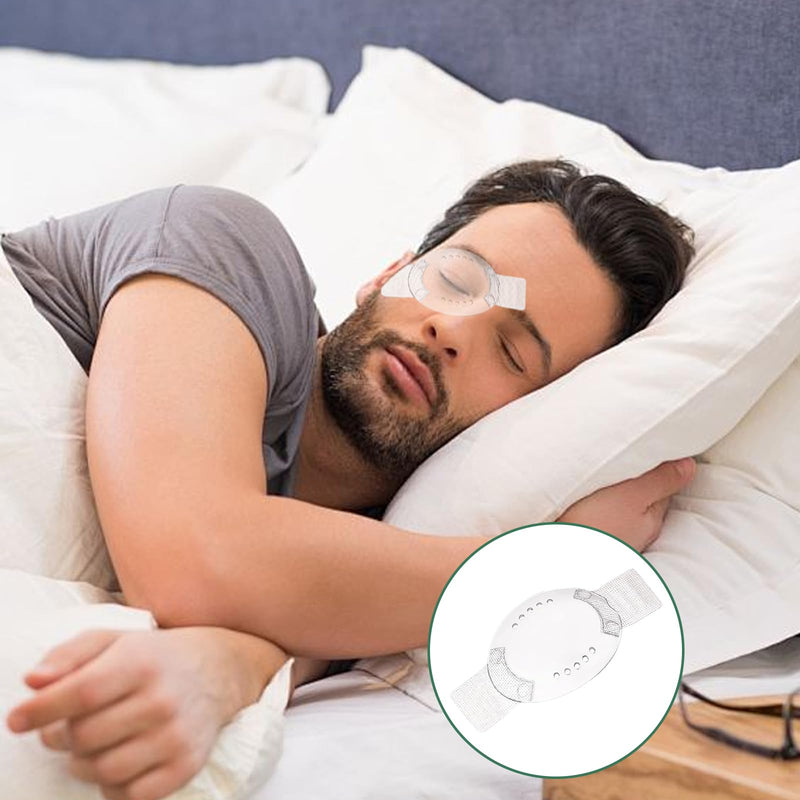 [Australia] - GUTERTOP Pack of 8 transparent medical eye patches, comfortable eye mask after operations, breathable eye patch, plastic eye patches with small hole for adults and children 