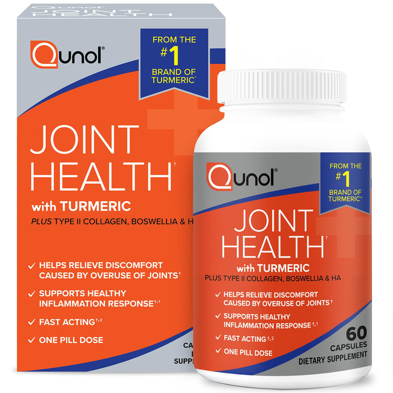 [Australia] - Qunol 5-in-1 Joint Support Supplement, Fast Acting, One Pill Dose, Support Healthy Inflammation Response & Discomfort Caused by Overuse of Joints, Alternative to Glucosamine Chondroitin MSM, 60 Count 60 Count (Pack of 1) 