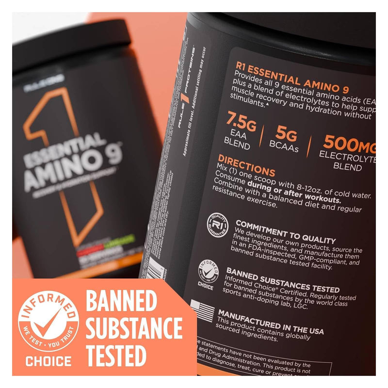 Rule One BCAA, Peach Mango - 480g