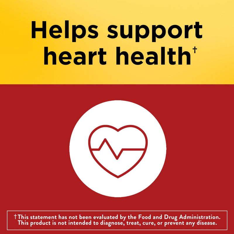 Nature Made CoQ10 100mg Softgels for Heart Health Support, 120 Softgels | Co Q 10 Supplement for Women and Men, Dietary Supplement that Provides Antioxidant Support, 120 Day Supply 120 Count (Pack of 1)