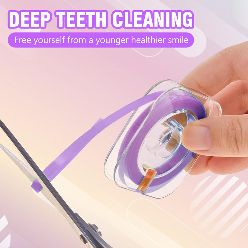 [Australia] - 3 volumes of dental sandpaper dental sandpaper (4mm*6m) tooth polishing strips dental sandpaper for gaps dental polishing strips for deep cleaning of oral hygiene with 1 box of interdental brush 