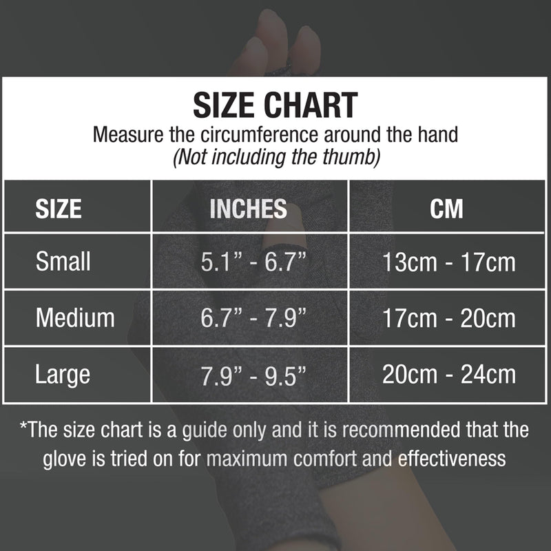 [Australia] - Arthritis Compression Gloves for Pain Relief, Reduces Swelling & Stiffness, FSA & HSA Eligible, Fits Men & Women, Joint Pain Relief, Medium 