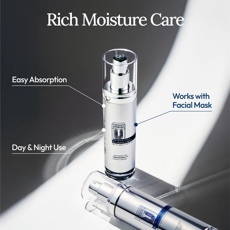 Moisturizing Serum, Korean Skincare Hydrating Serum for Face made with Niacinamide, promotes Firmness and Glossy Skin, 60 ml (2.02 fl oz)