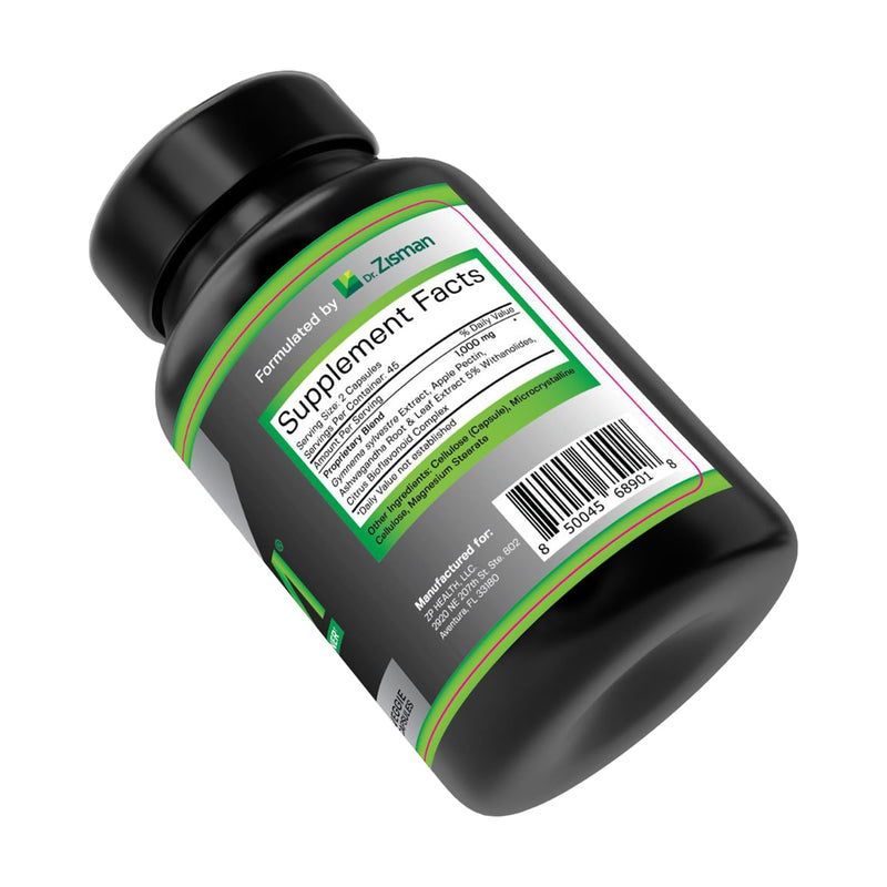 [Australia] - Zlim Appetite & Weight Supplement ‚Äì Supports Healthy Digestion, Promotes Fiber & Antioxidant Intake, with Gymnema Sylvestre, Apple Pectin & Ashwagandha ‚Äì All-Natural Ingredients (90 Veggie Capsules) 90 Count (Pack of 1) 