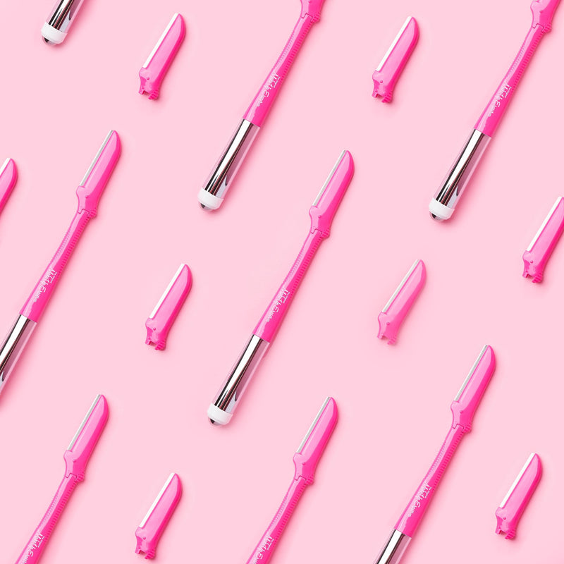 [Australia] - Fuzz Eraser by The Original MakeUp Eraser, 2-in-1 Dermaplaning Facial Razors and Cooling Eye Roller, Tool for Exfoliation, Hair Removal, Face Massage 