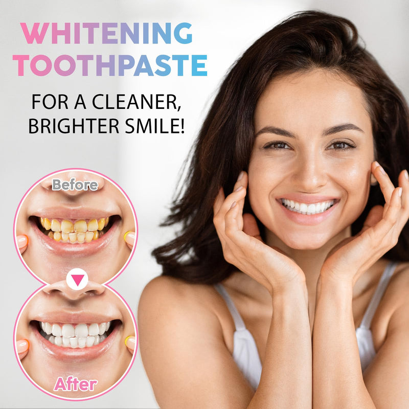 [Australia] - Niacinamide Whitening Toothpaste 2 Pack, Niacinamide Toothpaste, Freshening Breath & Deep Gentle Cleaning, 3.8Oz 3.8 Ounce (Pack of 2) 