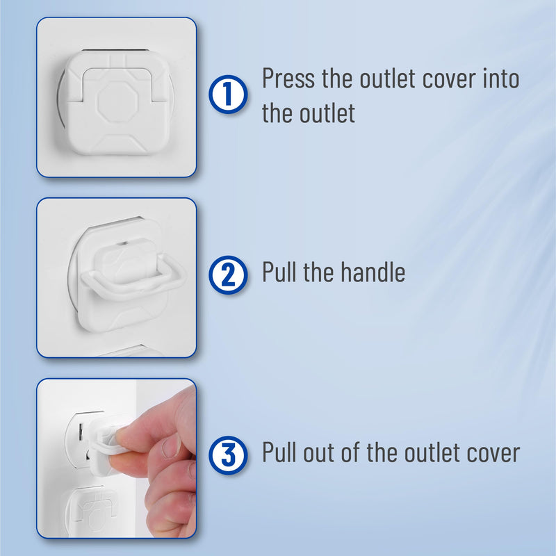 [Australia] - Bates- Outlet Covers Baby Proofing, 10 Pack, 3 Prongs, Plug Covers Baby Proofing, Baby Proof Outlet Covers, Child Proof Outlet Cover, Outlet Plug Covers, Baby Outlet Cover, Childproof Outlet Cover 