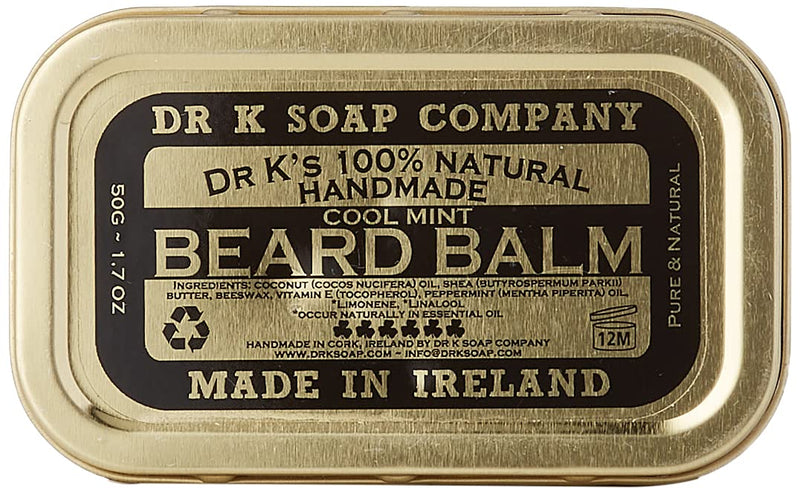 [Australia] - Dr K Soap Company Beard Balm Cool Mint 50G , 50 G (Pack of 1) 