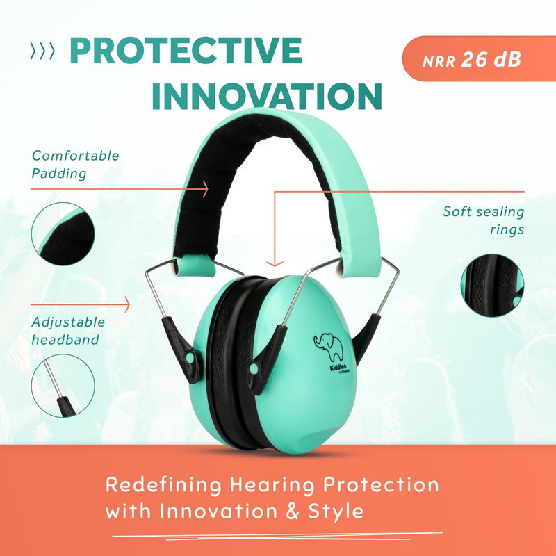 [Australia] - Schallwerk ¬Æ Noise Protection Headphones for Kids ‚Äì Ear Protection for Kids, Toddlers, and Babies Minty Blue 