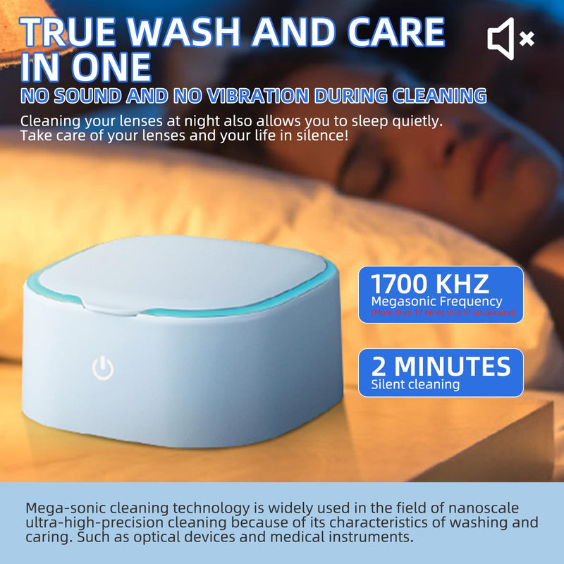 [Australia] - Rigid Keratoplasty Scleral Ultrasonic Contact Lens Cleaner for OK Lens and RGP Lenses YX-D10P 