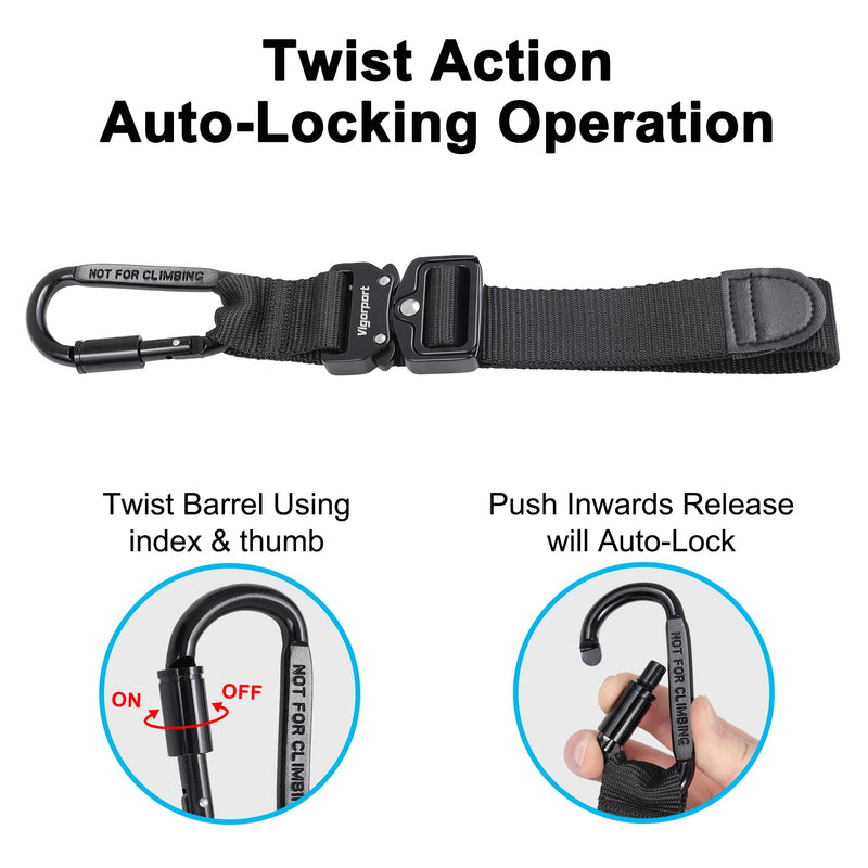Utility Straps with Quick Release Buckle Outdoor Sports-4 Pack, Luggage Straps, Straps for Suitcase, Bag Straps for Luggage