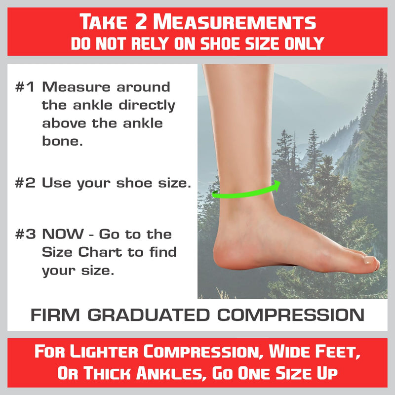 [Australia] - TechWare Pro Plantar Fasciitis Socks ‚Äì Cushion Ankle Compression Socks Women & Men. Achilles Tendonitis Brace & Arch Support Medium Black / Black 