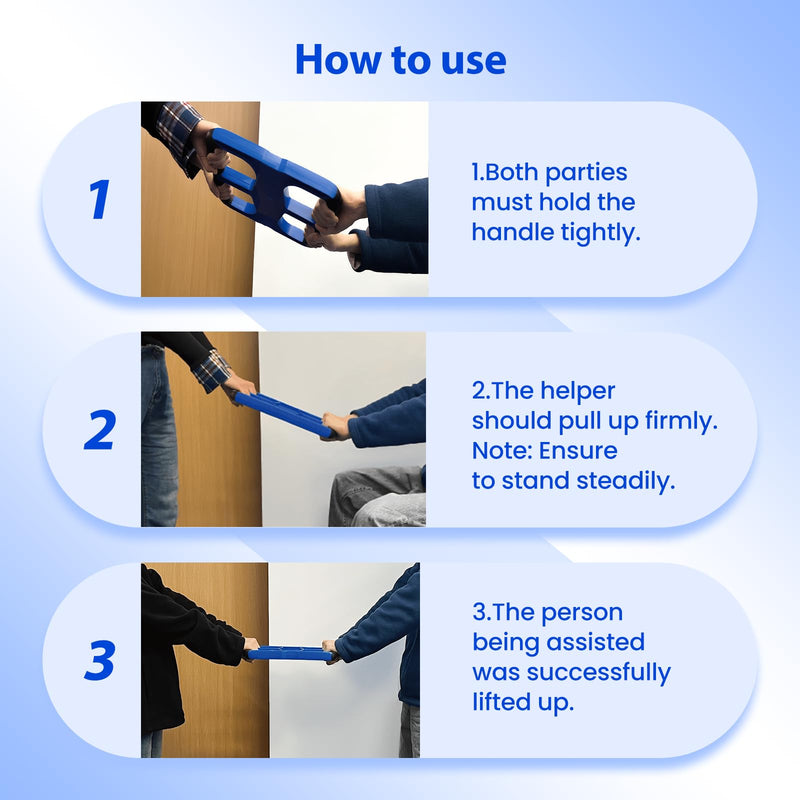 [Australia] - Lift Assist Standing Aid for Elderly: Portable Lift Aid Bar with No-Slip Grip Handle - Standing Aids & Supports Up to 450 lbs - Lifting Assists device to Transfer Elderly, Seniors, Handicap & Patients 