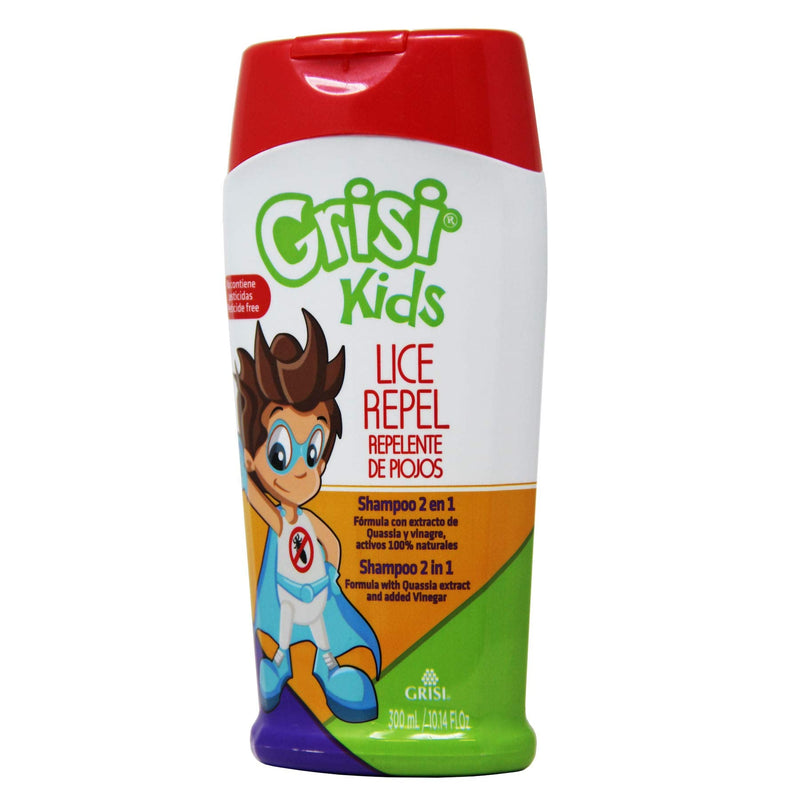 [Australia] - Grisi Kids Cleansing and Lice Repel Shampoo, Helps with The appearance of lice, Quassia Extract, Conditions Hair, 10.14 FL Oz, 2 Count 