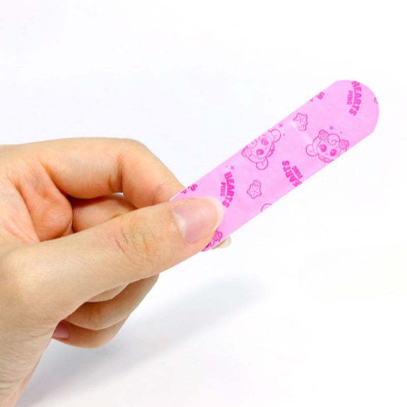 [Australia] - Catch! Teenieping Hachuping Character Bandages, 64 Count (4 Packs), Cute Pink Bandaids, Adhesive Bandages, Plasters, Cartoon Strip, 70mm x 20mm, ÌïòÏ∏ÑÌïë, Ìã∞ÎãàÌïë 
