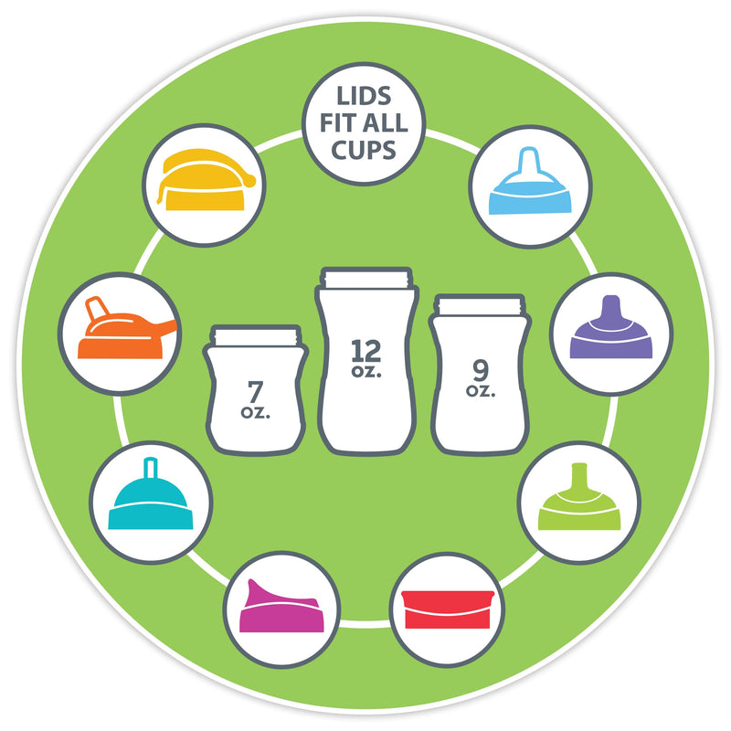 [Australia] - Chicco Double-Wall Insulated Sippy Cup with Bite-Proof Rim Spout and Spill-Free Lid 9oz.| Top-Rack Dishwasher Safe | Easy to Hold Ergonomic Indents | Pink/Teal/Purple Ombre, 2pk| 12+ months 9 Ounce 