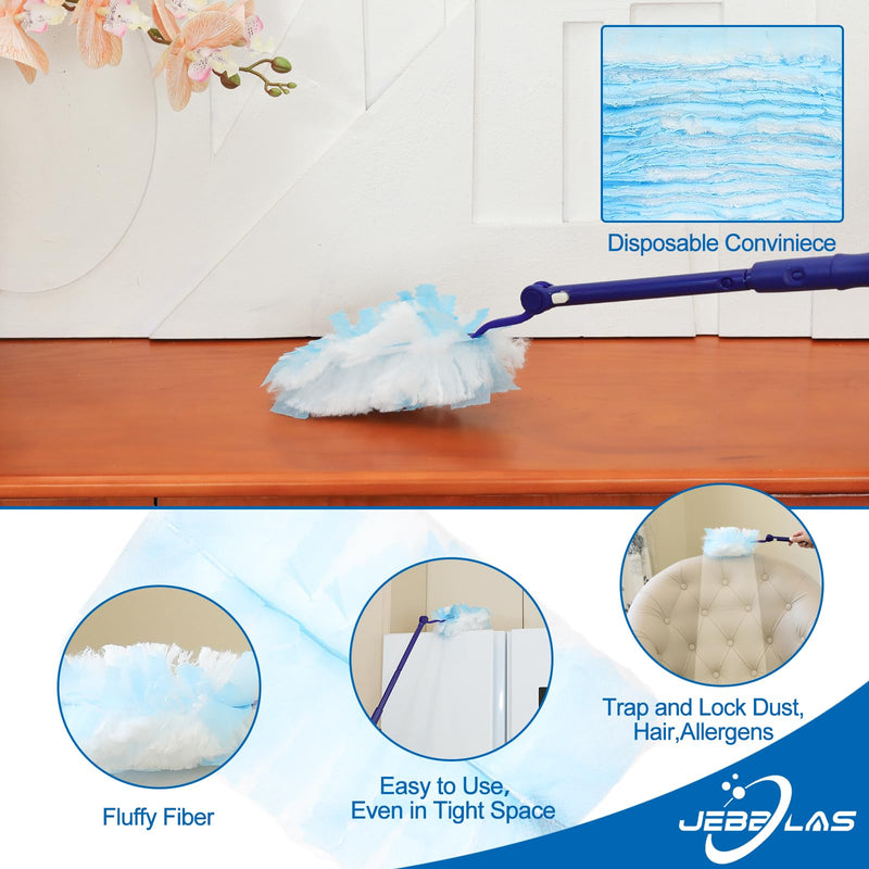 [Australia] - JEBBLAS Disposable Dusters Refills, Heavy Duty Electrostatic Duster Head, Total 30 Count 30 Duster Refills 