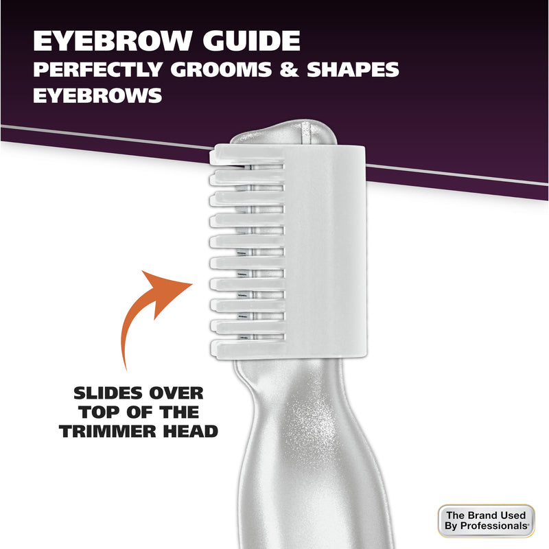[Australia] - Wahl Clean & Confident Female Battery Pen Trimmer with Rinseable Blades for Eyebrows, Facial Hair, & Light Grooming- Hygienic Grooming & Easy Cleaning with Battery Included - Model 5640-100 