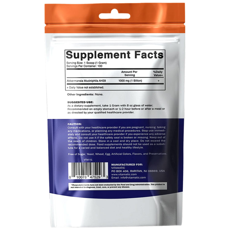 Vitamatic Akkermansia Muciniphila Gut Health - 100 Gram Powder