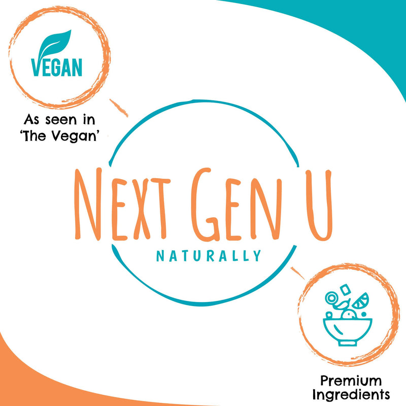 [Australia] - Next Gen U Flaxseed Oil w/Omega 3, 6, 9, Cold Pressed Dietary Health Food Supplement 1000 mg 120 Vegan Softgels 