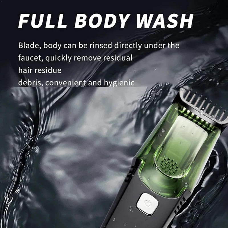 [Australia] - Vacuum Beard Shaver for Men, Vacuum Beard Shaver with 20 Length Settings, Adjustable Wet & Dry Electric Beard Trimmer with 2 Combs, Wireless Beard Trimmer Hair Trimmer Gift for Men 