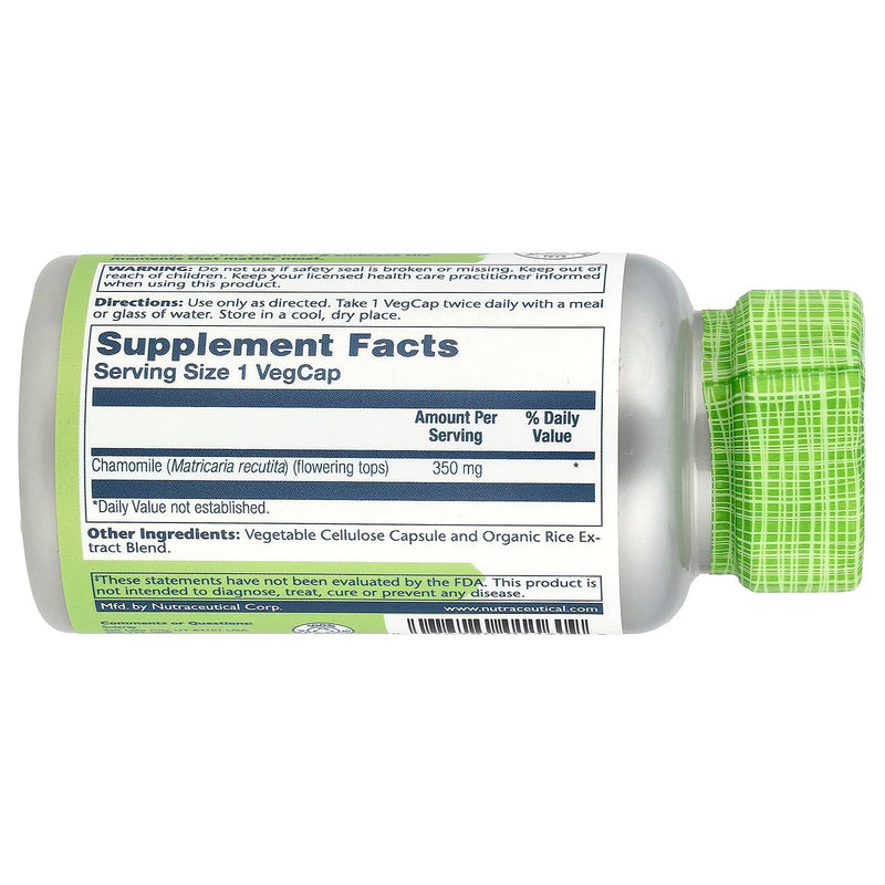 [Australia] - Solaray Chamomile 350 mg, 100 capsules 
