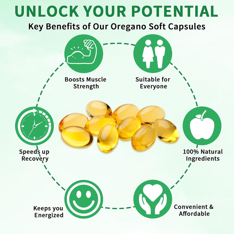 [Australia] - Oil of Oregano Softgels, 120 Count 2 in 1 6000mg Oil of Oregano with Black Seed Oil 200mg, Plant Based, Organic Oregano Oil Supplement Capsules, Non-GMO & Immune Support 1 Pack 