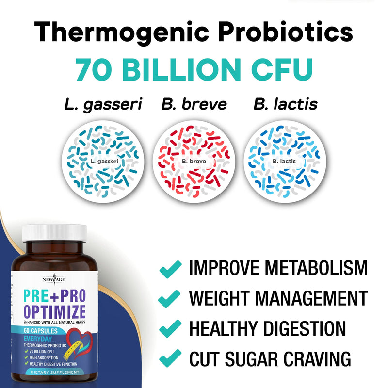 [Australia] - Pro Optimize Probiotics for Women, Menopause, 70 Billion CFU, Digestive Health - Relief for Bloating, Hot Flashes, Joint Support, Night Sweats - Gut Health & Metabolism - Dong Quai (60 (Pack of 1)) 60 (Pack of 1) 