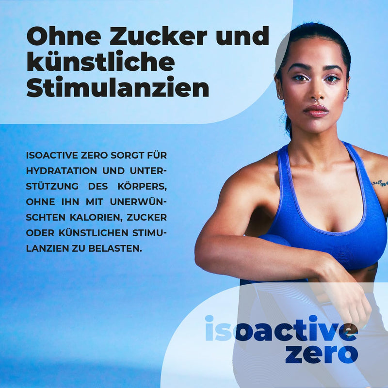 [Australia] - Activlab ISOACTIVE ZERO Raspberry-Lime - Sugar-free iso-drink with electrolytes and raspberry extract, 225g, calorie-free, B vitamins 45 servings (pack of 1) 