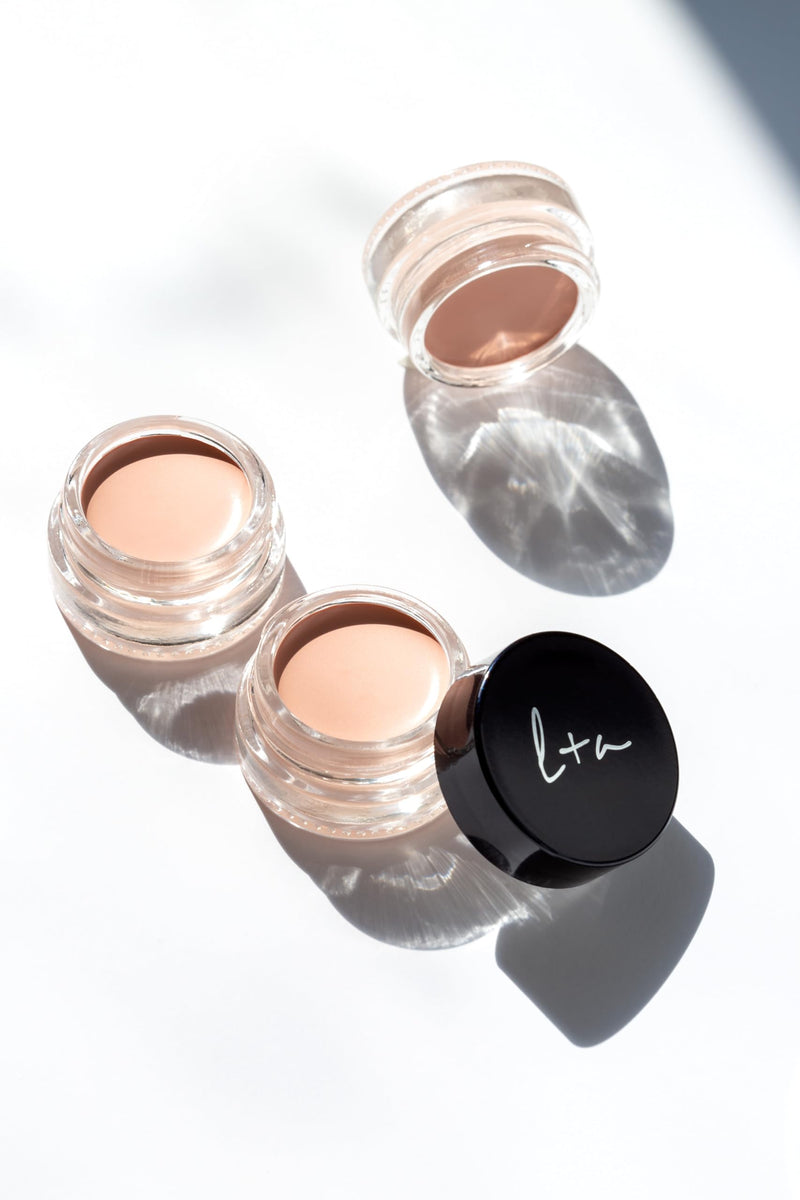 Lune+Aster Undereye Corrector - Creamy Balm for Dark Circles to Brighten, Smooth, and Hydrate | Formulated with Hyaluronic Acid, Vitamins C + E | Sponge, Brush & Fingertip-Friendly | Made in USA