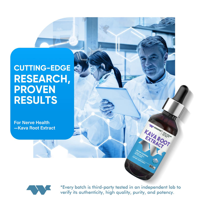 [Australia] - Kava Kava Root Extract - Traditional Botanical Blend for Relaxation - Organic Liquid Drops with Valerian Root & Passion Flower - Vegan, Gluten-Free, Non-GMO - 60ml WhiteÔºàkavaÔºâ 