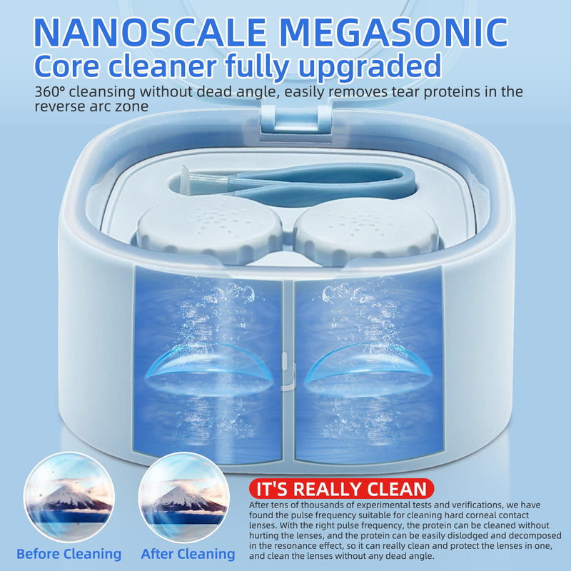 [Australia] - Rigid Keratoplasty Scleral Ultrasonic Contact Lens Cleaner for OK Lens and RGP Lenses YX-D10P 