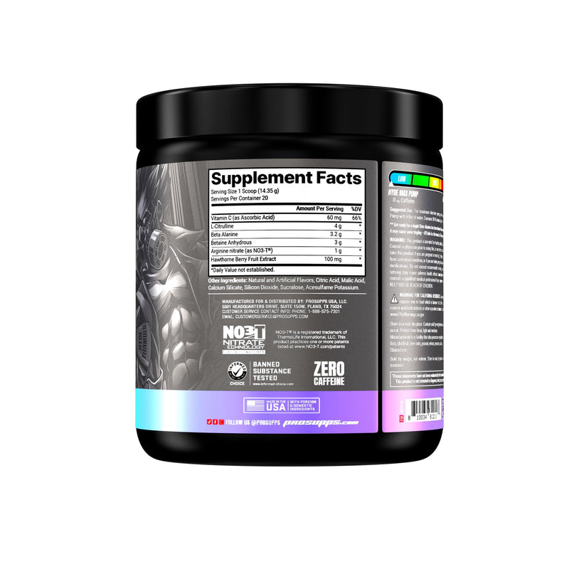 ProSupps L-Carnitine 3000 Liquid Shots & Hyde Max Pump Pre-Workout Bundle | Stimulant Free Liquid Shots (Dragon Fruit) & Pre-Workout Energy Powdered Drink (Blue Razz)