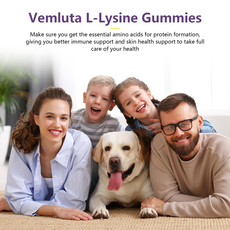 [Australia] - 2 Packs 1200 MG L-Lysine Gummies for Immune Support & Collagen Boost - Chewable Lysine Supplement for Adults, Lip ÔºÜ Cold Sore* Support for Women,Blueberry, Non-GMO, Gluten Free,120 Counts 60 Count (Pack of 2) 