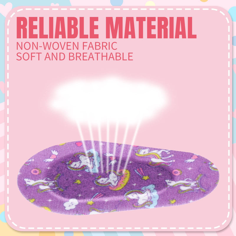 [Australia] - Panelee 60 Pcs Adhesive Eye Patches for Kids Girls Designs Cotton Adhesive Bandages for Girls Toddler, 6 Styles 