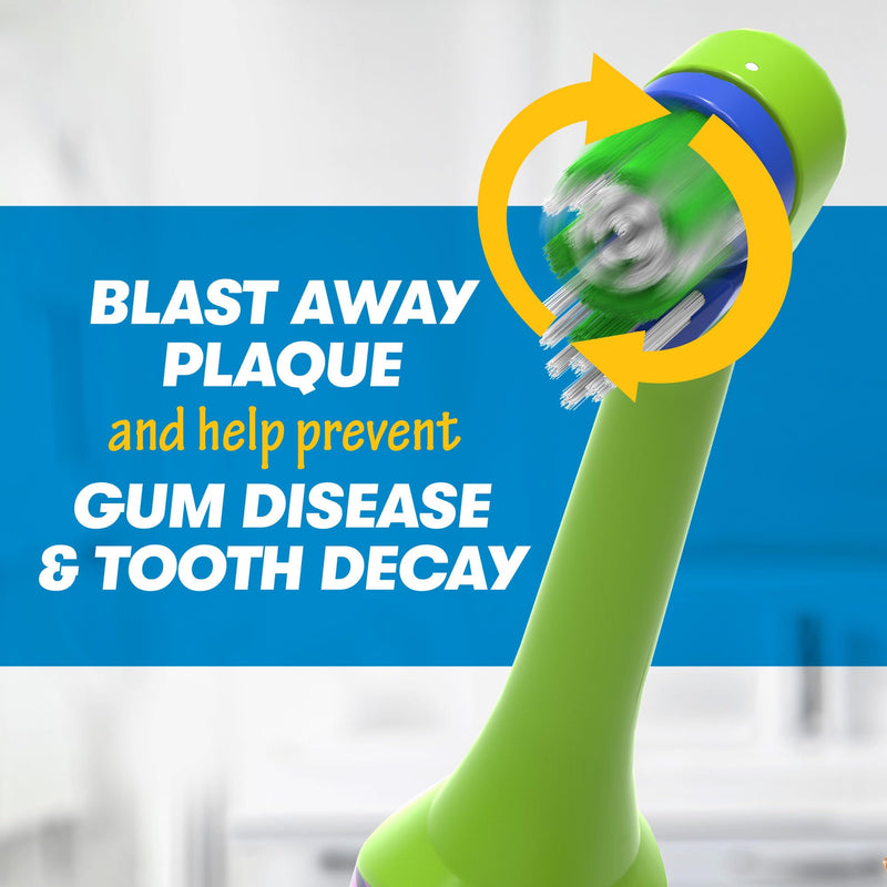 [Australia] - Firefly Clean N' Protect Teenage Mutant Ninja Turtles Power Toothbrush with 3D Character Cover, Soft Bristles, Battery Included, Ages 3+, 1+1 1 Count (Pack of 1) Toothbrushes 