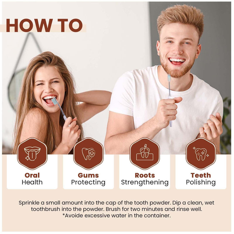 [Australia] - Elemental Wellness, Remineralizing Tooth Powder for Healthy Teeth and Gums - All Natural Tooth Powder, Clove Flavor - Maintains Oral Health - Tooth Powder Remineralizing - No Artificial Flavor, (2 oz) 