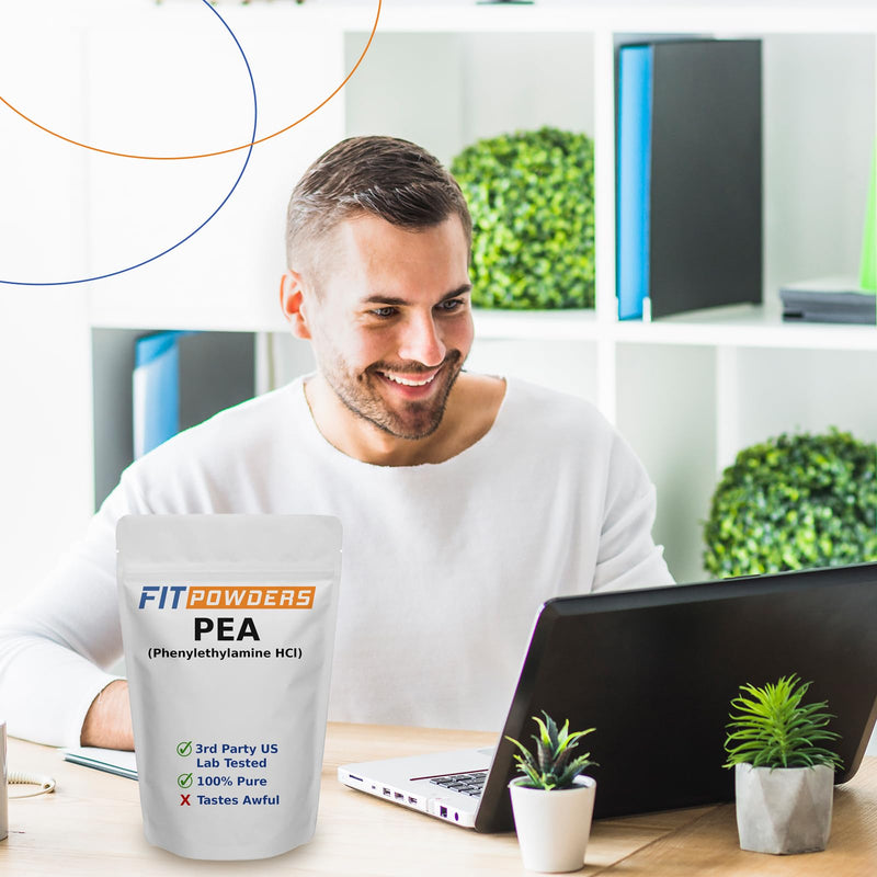 [Australia] - Beta Phenylethylamine HCl Pea Powder (Phenethylamine), Phenylethylamine Powder for Serotonin, Dopamine, and Energy Boost 0.88 Ounce (Pack of 1) 