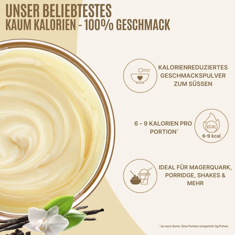 [Australia] - EVO SPORTS FUEL FlavUp Flavor powder | Vanilla Cream | 240g | Flavor powder for sweetening | without a lot of sugar and calories | tested quality | Made in Germany (pack of 1) 240 g (pack of 1) 