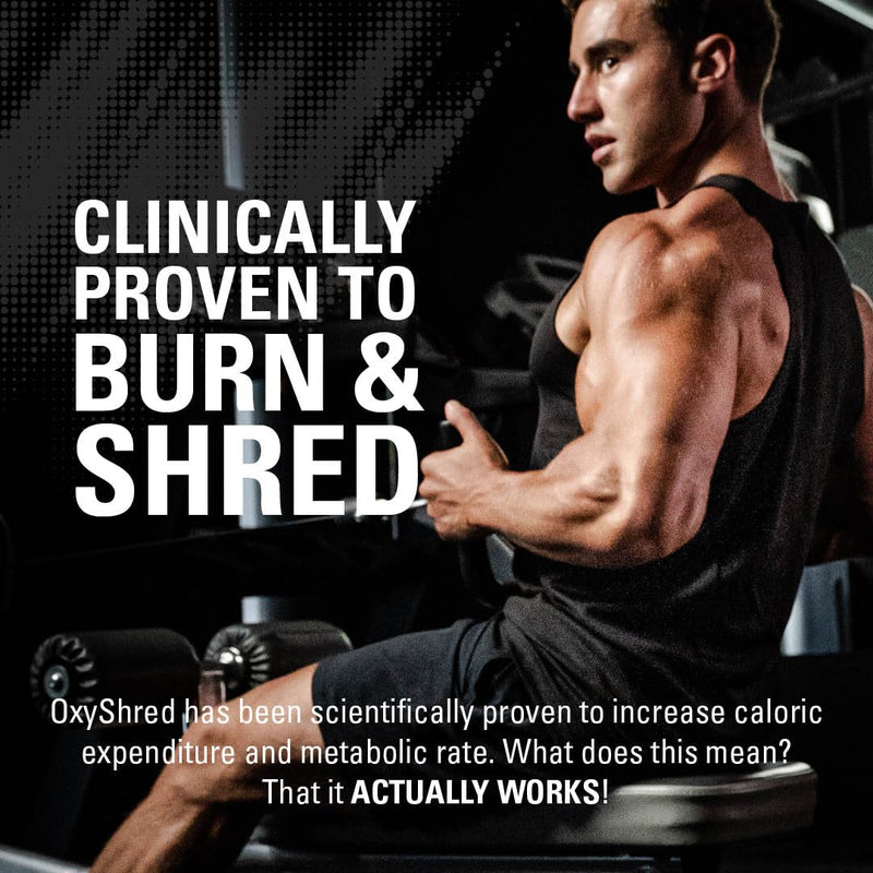 [Australia] - EHP Labs OxyShred Pre Workout Powder - Preworkout Powder with L Glutamine & Acetyl L Carnitine, Energy Boost Drink - Kiwi Strawberry, 60 Servings 