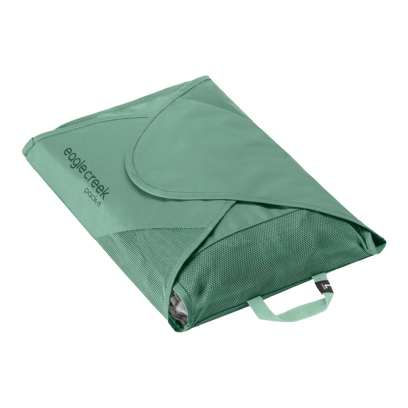 Eagle Creek Pack-It Reveal Garment Folder, Large, Willow Green | Travel Garment Bag with Compression Wings to Maximize Luggage Space, Convenient Top Handle, Quick-Drying Material