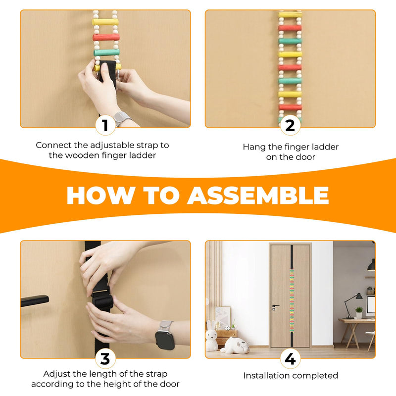 [Australia] - Wooden Finger Ladder for Shoulder Physical Therapy Equipment, Shoulder Pain Relief Wooden Finger Ladder for Rehabilitation, Fingers, Frozen Shoulder, and Joints (Standard Version) Standard Version 