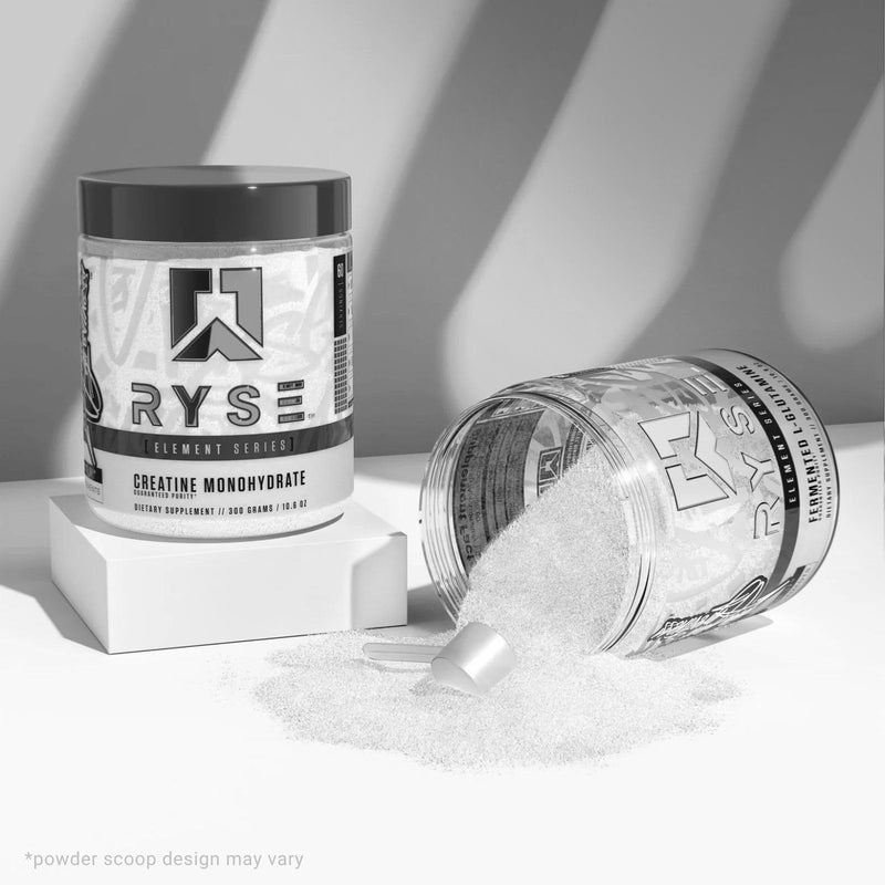 [Australia] - RYSE Up Supplements Element Series Creatine Monohydrate | Increase Lean Muscle Mass | Improve Strength & Power | Reduce Fatigue | Perform Better | 60 Servings 
