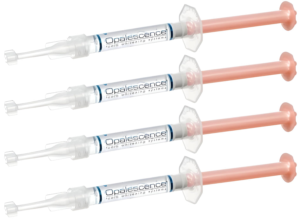 Opalescence 20% with PF Gel Syringes Teeth Whitening (2 Packs / 4 Syringes) Refill Kit Carbamide Peroxide. Made by Ultradent, in Melon Flavor. Tooth Whitening Refill Syringes 5401-2 1 Count (Pack of 4) Melon 20