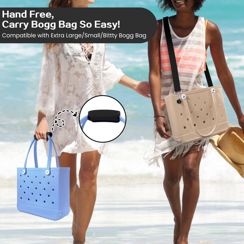 XYFuuee Strap Wrap for Bogg Bag Accessories, Beach Bag Organizer Inserts for Original Large Bogg Bag Accessories with 8 Removable Metal Fasteners
