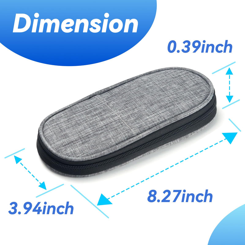 [Australia] - roargy Portable Diabetic Medication Cooler Bag Insulin Carry Bag with 2 Ice Packs Gray Diabetic Cooler Bag 
