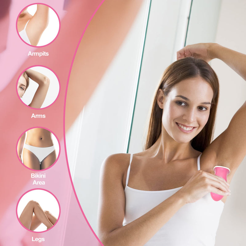[Australia] - Women's Electric Razor | Wet & Dry Shaver for Legs,Bikini, Underarms with Bikini Trimmer & Hypoallergenic Foil for Sensitive Skin,Pink/uyg1 Pink 