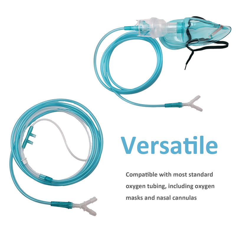 [Australia] - CINOCA-5PCS Per Pack -Oxygen Tubing Connectors Y Splitter - Oxygen tube connectors, Compatible with Most Standard Oxygen Tubing - Ideal for Home Oxygen Therapy 